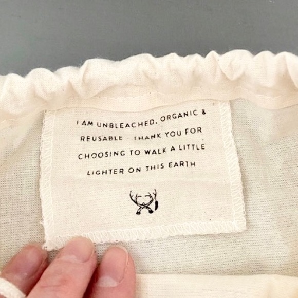 Spell & The Gypsy Collective Organic Reusable Drawstring Cloth Dust Bag - Picture 4 of 6